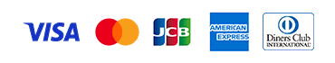 VISA/MasterCard/JCB/AMERICAN EXPRESS/Diners Club International